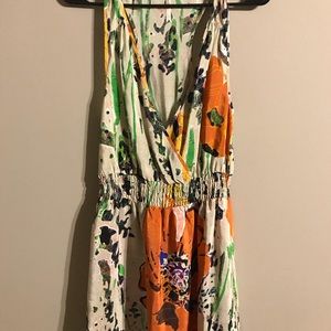 Floral summer dress.